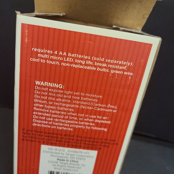 36 Count LED Micro Lights Multi Color String Battery Operated - Picture 10 of 10